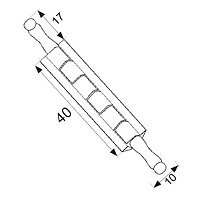 BISAGRA SOLAPADA CON REMATE BS24 