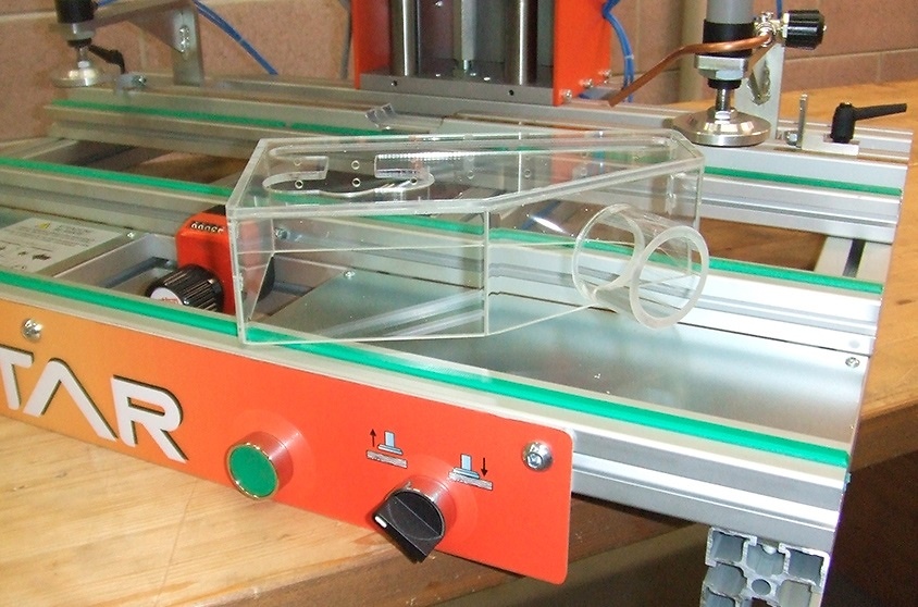 BISAGRADORA TALADRADORA SEMIAUTOMATICA DE CABEZAL MULTIPLE STAR-C5 