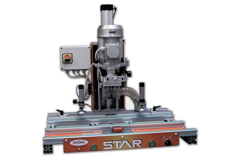 BISAGRADORA TALADRADORA SEMIAUTOMATICA DE UN SOLO CABEZAL STAR 