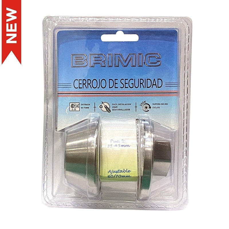 BLISTER CERROJO LLAVE-CONDENA CRR04 60/70mm INOX 60 95 85 ACERO INOXIDABLE 1 