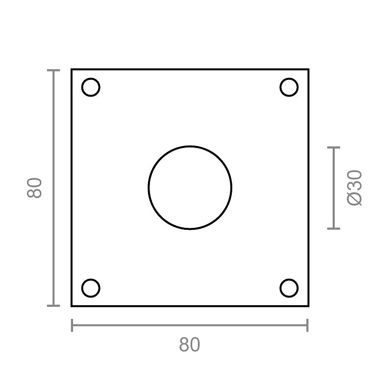 BLISTER PLACA CON BOCALLAVE REDONDOPLP11 BLANCO 1 100 70 LATON 1 