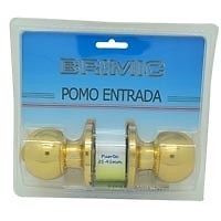 BLISTER POMO PUERTA BOLA PP07 BLANCO 60 180 200 ACERO INOXIDABLE ENTRADA 1 