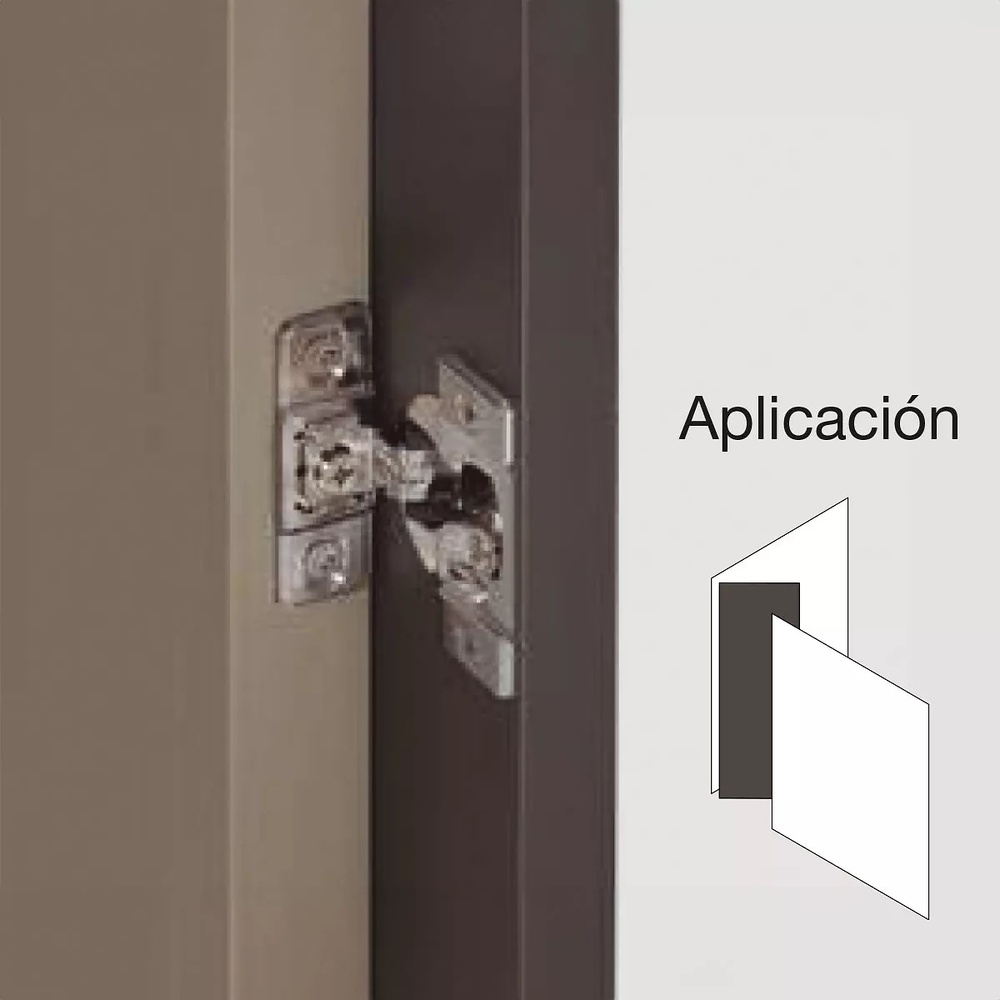 BLUM BISAGRA CAZOLETA COMPAC OPTIBLUM MARCO ESTRECHO CIERRE AUTOMATICO 