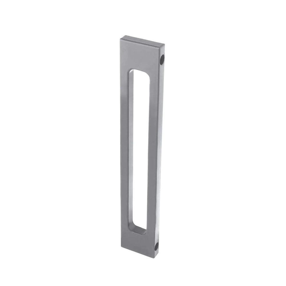 BUCO ,GROTTA Y LITTO JUEGO TIRADORES PARA PUERTAS CORREDERAS GIACOMO PLATA MATE ALUMINIO 180X40X15,4 MM MM BUCO PASANTE ATORNILLADO 