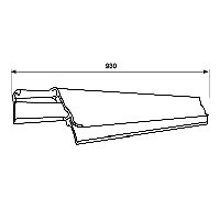 BURLETE BASCULANTE ALUM BLT06 930mm 