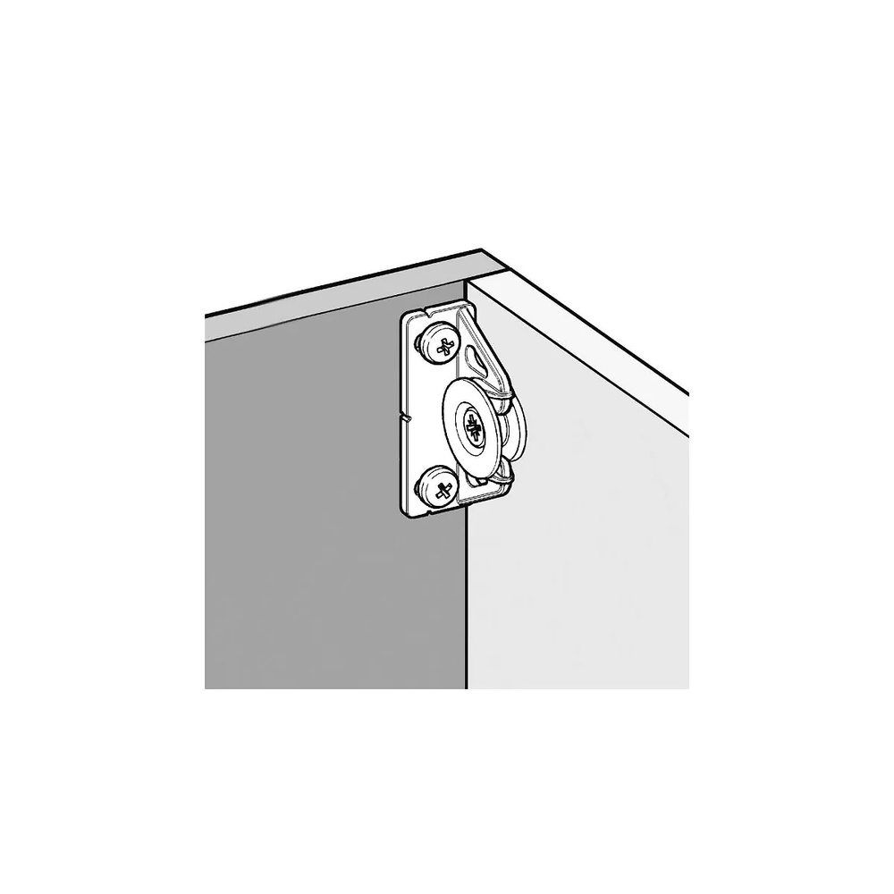 BUTTON-FIX ANGULO 90º HASTA 80 KG APROX. SIN FRANQUICIA 