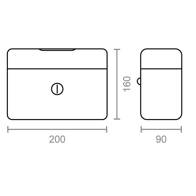 CAJA CAUDALES CFC09 AZUL MEDIO 90 160 200 ACERO 1 