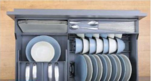 CAJON ORGANIZADOR COCINA COOKWARE ANTRACITA EXTRACCION TOTAL SOFTBRAKE 