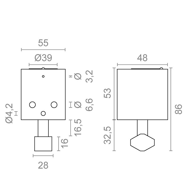 CANDADO REDONDO CN14 SIN BASE LLAVE TUBULAR CROMO BRILLO LLAVES IGUALES 