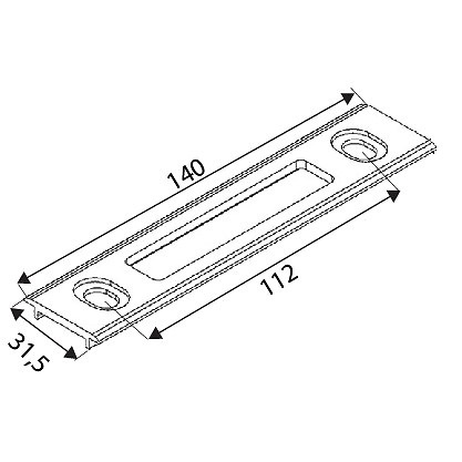 CERRADERO 40/20 6850 140x31,5mm 