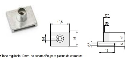 CERRADURA CENTRALIZADA BOXER ECO PARA BUCKS CON CIERRE FRONTAL 