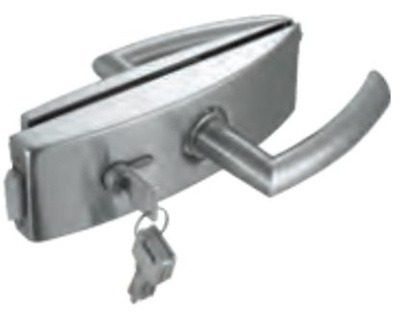 CERRADURA CRISTAL/CERCO FV02-1 ACERO INOX 