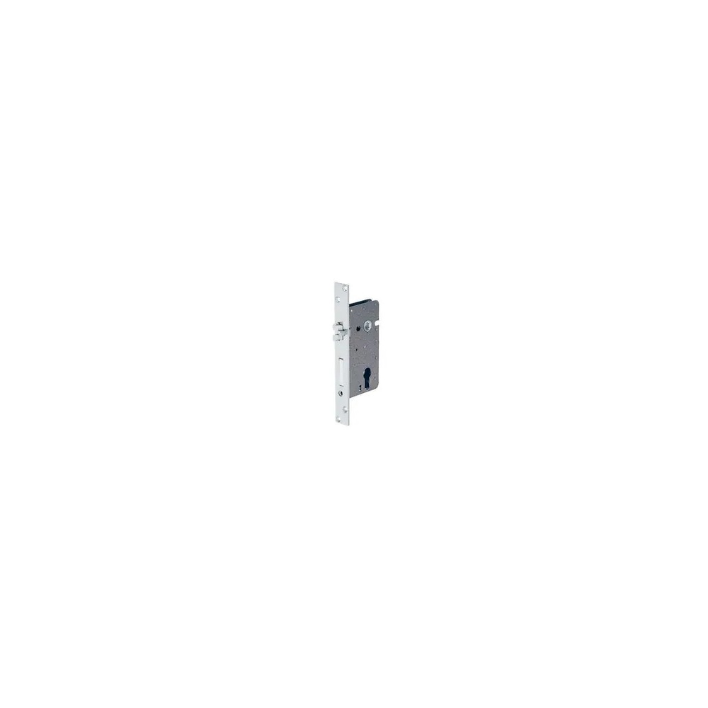 CERRADURA EMBUTIDA DE GOLPE SILENCIOSO 75 mm INOX MATE 50 MM DERECHA ACERO/LATON 50 MM 75 mm ACERO/LATON INOX MATE IZQUIERDA 