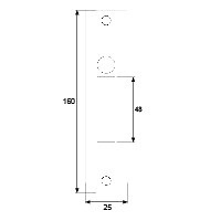 CERRADURA PICOLORO CRR03 ZINCADO ZINCADO 4 25 CERRADERO REPUESTO PARA CERRADURA PICOLORO CRR3 160 ACERO 1 