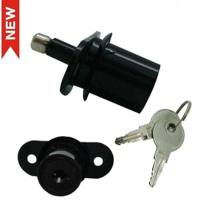CERRADURA PULSAR CM03 26-35mm NEGRO NEGRO 35 19 50 ZAMAK LLAVES DISTINTAS 1 1 19 35 50 LLAVES IGUALES NEGRO ZAMAK 