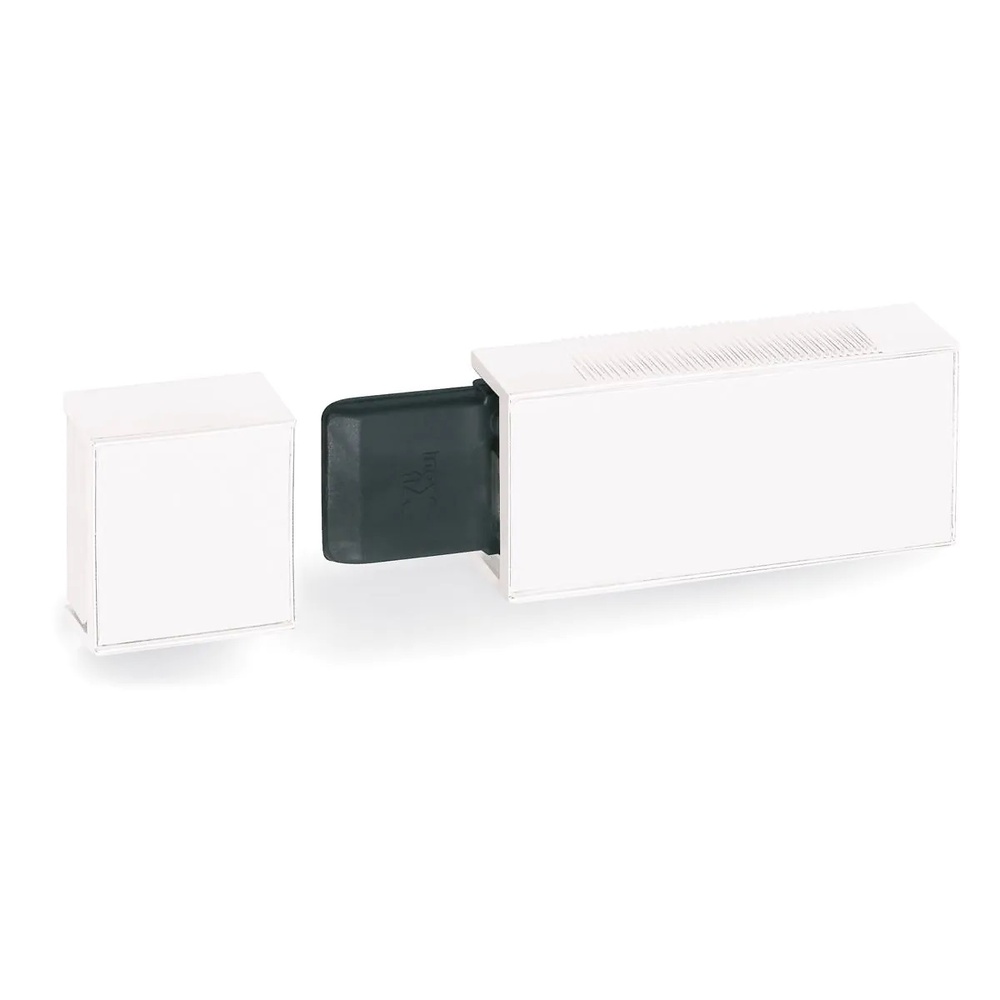 CERROJO CLASICO RECTANGULAR BLANCO 55 MM 