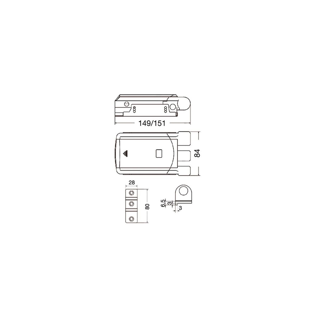 CERROJO INVISIBLE MANDO DISTANCIA REMOCK LOCKEY 