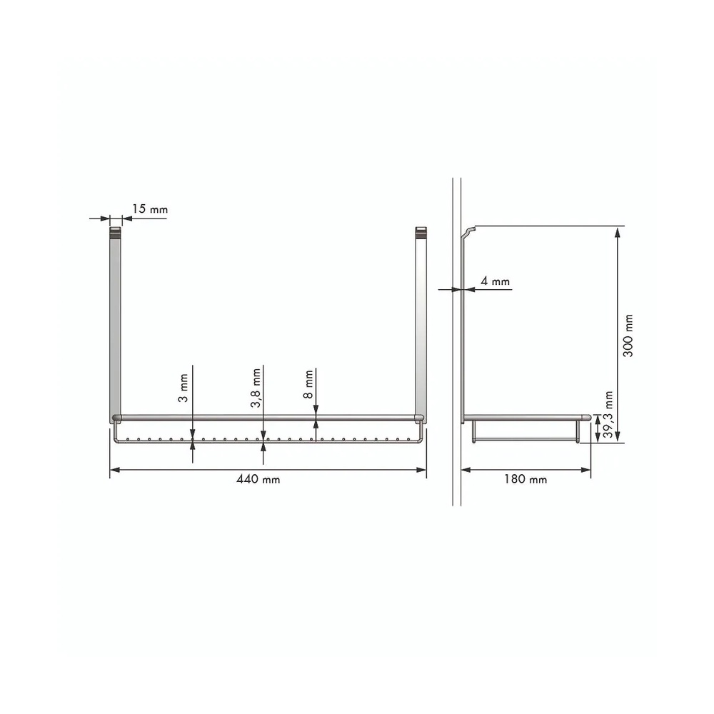 CESTA SOPORTE MULTIUSO PARA COLGAR EN LA PARED DE LA COCINA 