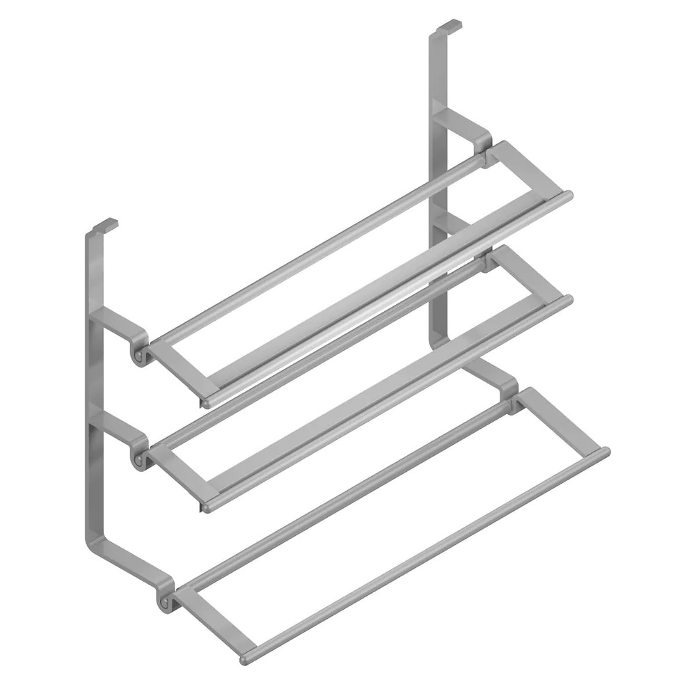 CESTA SOPORTE ROLLOS TRIPLE PARA COLGAR EN LA PARED DE LA COCINA 
