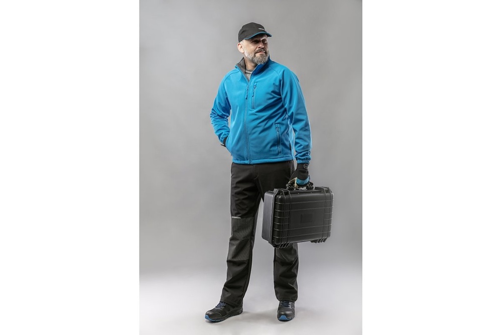 CHAQUETA POLAR SOFTSELL BIESE UNIVERSAL AZUL 