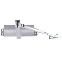 CIERRAPUERTAS CON RETENEDOR MC01-C PLATA 65 66 176 ALUMINIO 1 