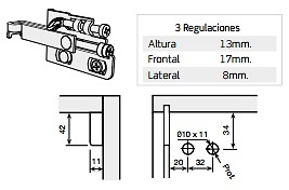 COLGADOR SCARPI-4 GALVANIZADO IZQ ACERO COLGADOR TACO DIRECTO 200 GALVANIZADO DER ACERO COLGADOR TACO DIRECTO 200 