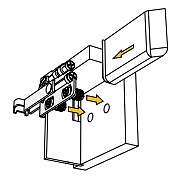 COLGADOR SCARPI-4 - COCINA Y BAÑO, herrajes, colgadores - Alaybe Herrajes y Maquinaria para Madera