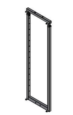COLUMNA DESPENSA FRONTAL EXTRAIBLE VS TAL LARDER PLANERO ANTRACITA SET BASTIDOR 1450/1700MM 450MM UNIDAD 1900/2140MM 450MM SET BASTIDOR UNIDAD 