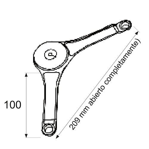COMPAS ELEVABLE REGULABLE BCP06 NIQUELADO 