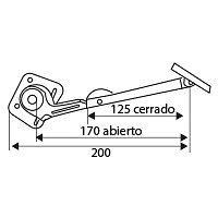 COMPAS PUERTA ELEVABLE BCP07 NIQUELADO NIQUEL 23 60 125 DERECHA ACERO 1 