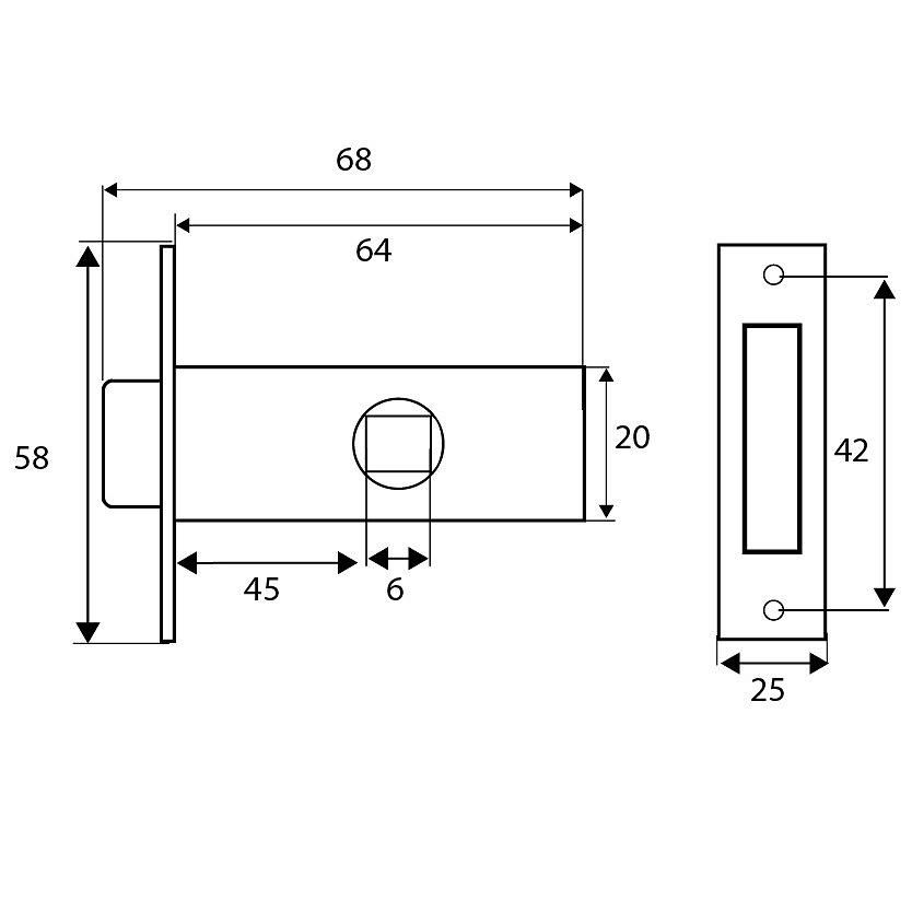 CONDENA PICAPORTE TUBULAR PCT04 