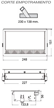 CONI MODULO KIT ENCHUFE ABATIBLE ENCASTRE 