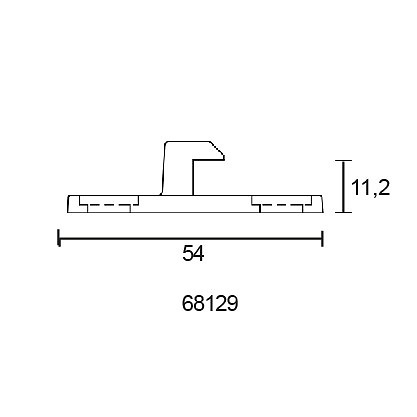 CONTRACIERRE ZAMAK 6819-02 ZINCADO 