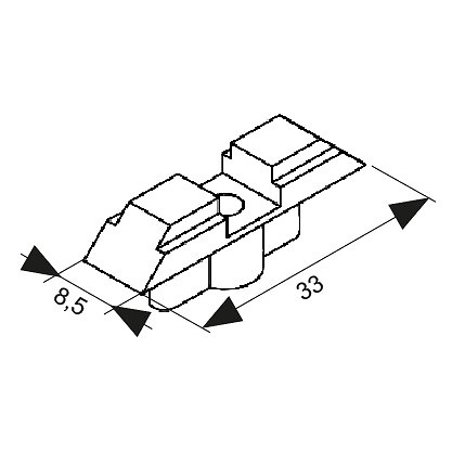 CONTRACIERRE ZAMAK 6819-90 ZINCADO 
