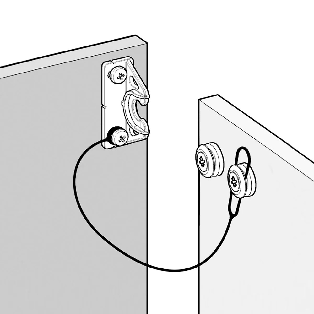 CORDEL DE SEGURIDAD PARA BUTTON-FIX ÁNGULOS DE 90º 