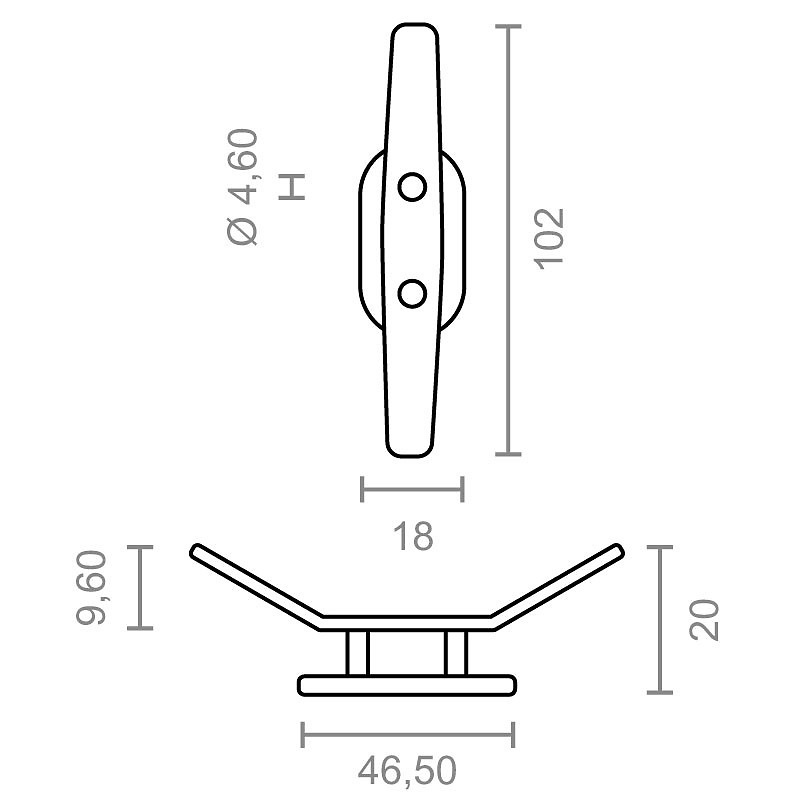 CORNAMUSA TOLDO TLD15 102mm 
