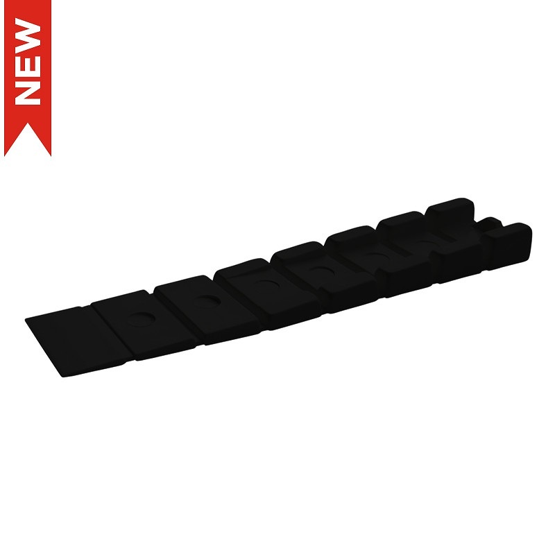 CUÑA NIVELADORA NV11 100x20x8mm NEGRO 8 20 100 POLIESTIRENO 100 1 100 20 8 NEGRO POLIESTIRENO 