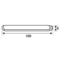 CUADRADILLO CDD01 ZINCADO ZINCADO 6 6 100 ACERO 25 