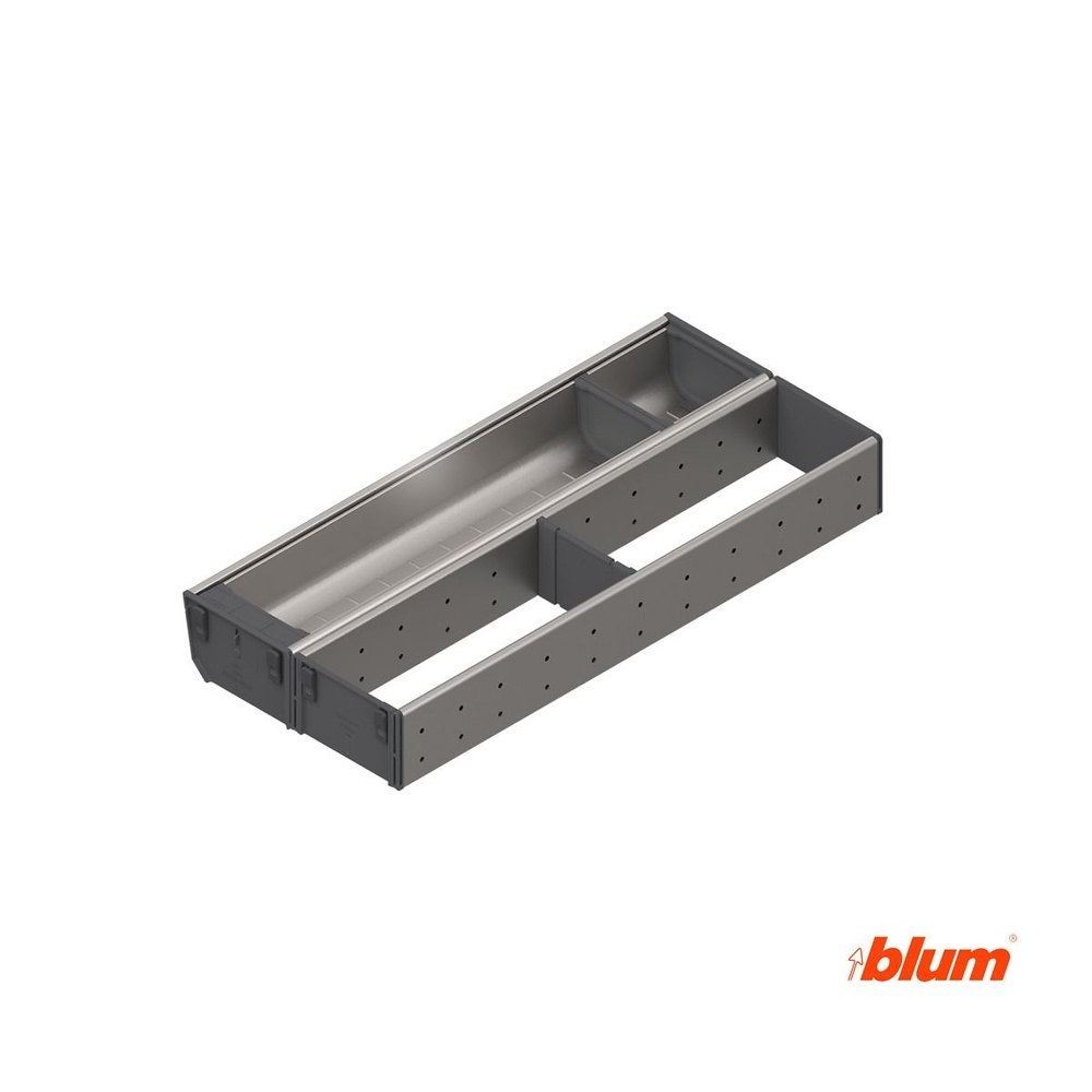 CUBERTERO EUROBOX PLUS COMBINACIONES HABITUALES Y DIVISORIOS BLUM ORGA-LINE SI ADMITE 64 MM 234 MM ORGALINE CUBERTERO 2 GABETAS+DIVISOR 2 HUECOS 350mm 64 MM 