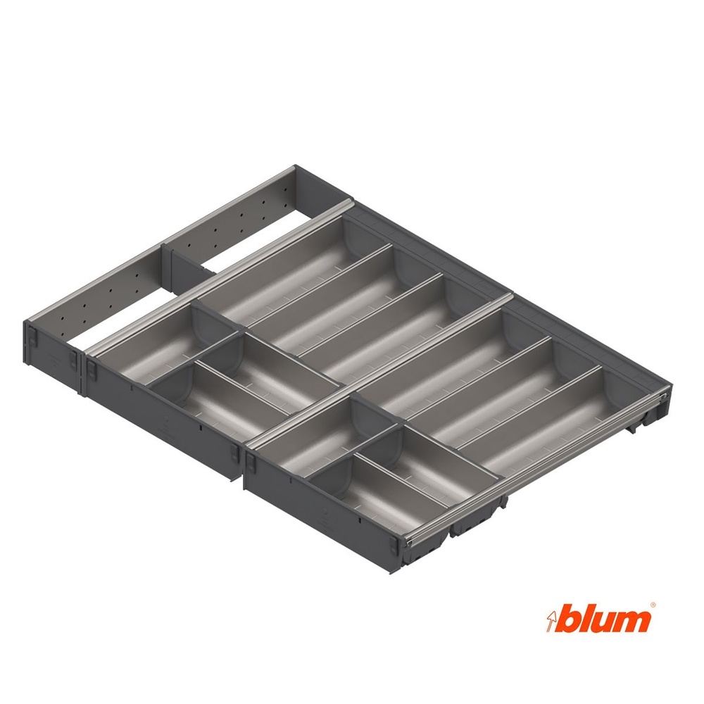 CUBERTERO EUROBOX PLUS COMBINACIONES HABITUALES Y DIVISORIOS BLUM ORGA-LINE SI ADMITE 64 MM 684 MM ZSI.12VEI6 CUBERTERO 6 GABETAS+CUBERTERO 6 GABETAS+SEPARADOR 2 HUECOS 800 MM 57 MM 