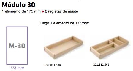 CUBERTERO MODULAR MADERA HAYA COLOMBO 