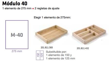 CUBERTERO MODULAR MADERA HAYA COLOMBO 