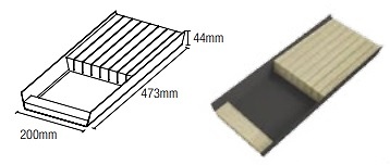 CUBERTEROS MODULARES PLATINUM ONE DDL ITALIA ALUMINIO NATURAL BANDEJA NEGRA CUCHILLERO MADERA 200X473X44MM 