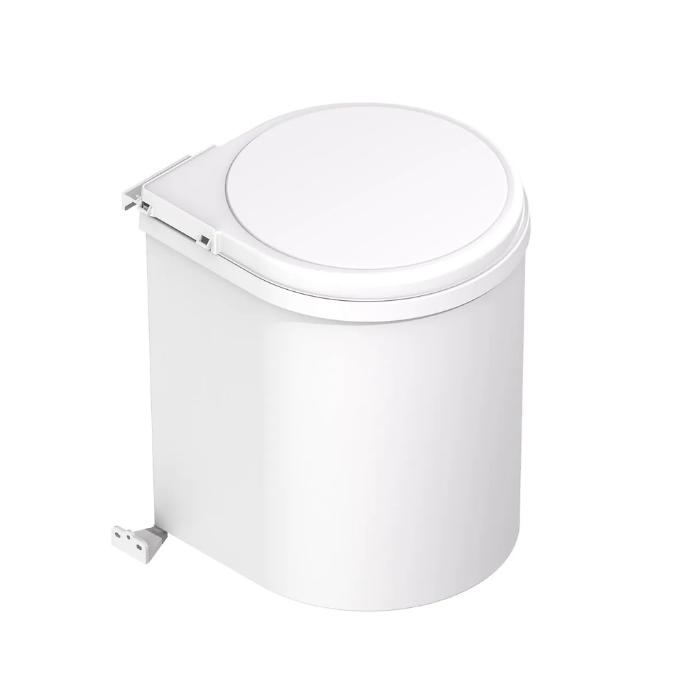 CUBO RECICLADO RESIDUOS PIVO 13 LITROS BLANCO 
