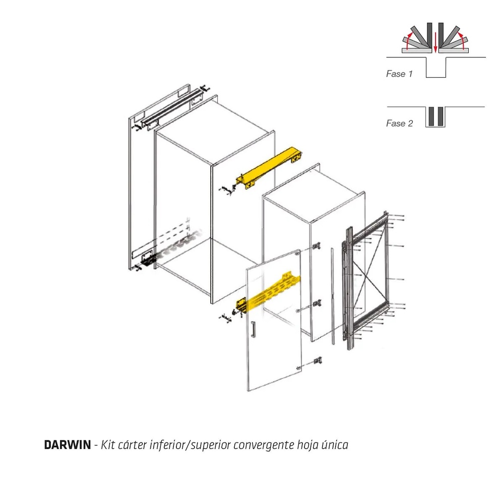 DARWIN KIT CARTER PUERTAS KIT KARTER INFERIOR-SUPERIOR UNICA CONVERGENTE 