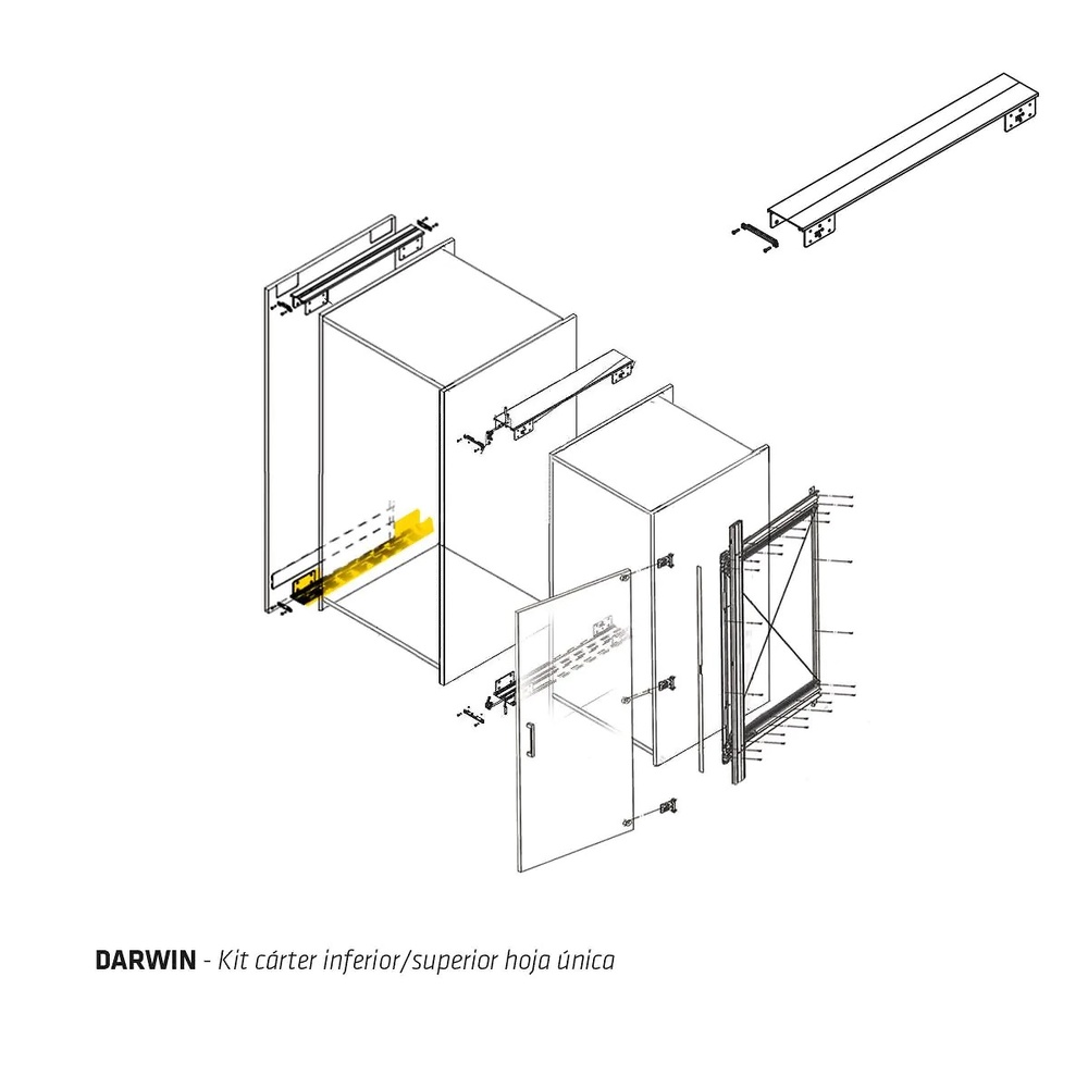 DARWIN KIT CARTER PUERTAS KIT KARTER INFERIOR-SUPERIOR UNICA 