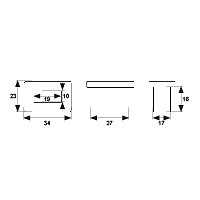 DEDAL EMBUTIR CUADRADO DDL02 