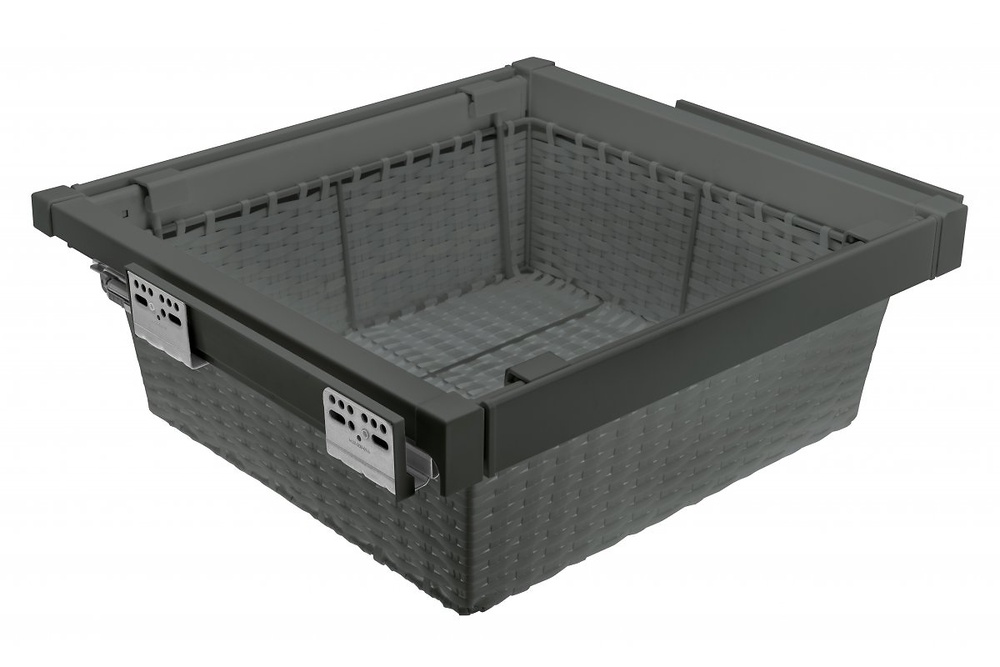 ELITE CESTO MIMBRE ART. EXTRAIBLE TOTAL CON CIERRE AMORTIGUADO ANTRACITA ANCHO INTERIOR 560-618 MM ANCHO INTERIOR 660-718 MM ANTRACITA ANCHO INTERIOR 760-818 MM ANTRACITA ANCHO INTERIOR 860-918 MM ANTRACITA 