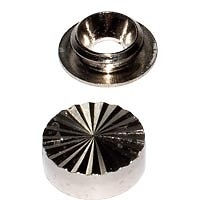 EMBELLECEDOR FACETADO SC02 16mm NIQUEL 55 16 16 LATON 100 1 16 55 LATON NIQUEL 
