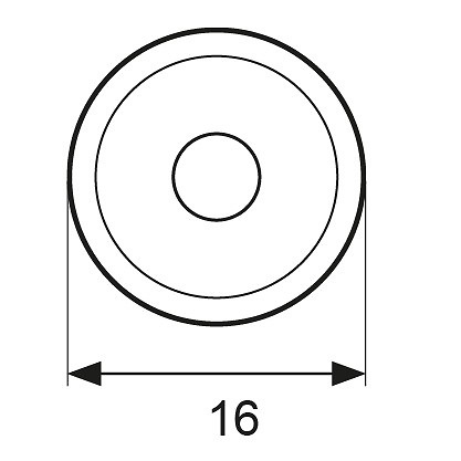 EMBELLECEDOR FACETADO SC02 16mm 
